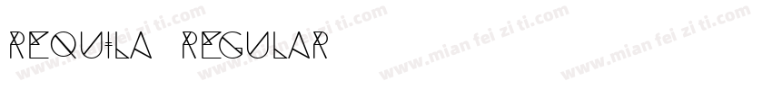 Requila Regular字体转换